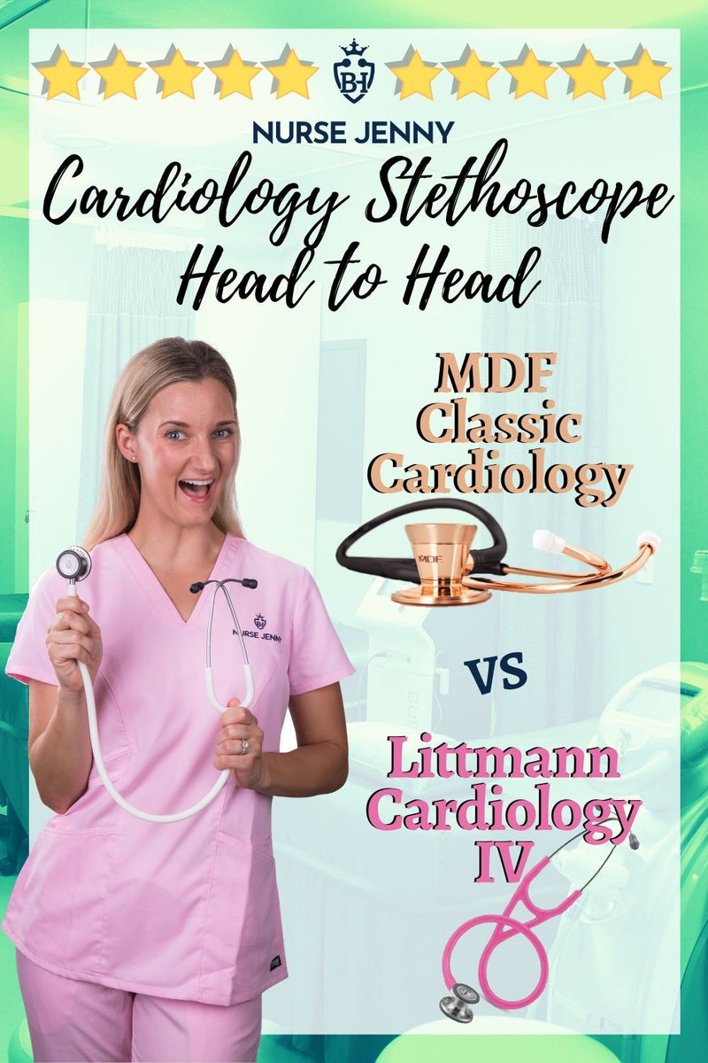MDF Classic Cardiology Stethoscope Vs Littmann Cardiology IV Stethoscope