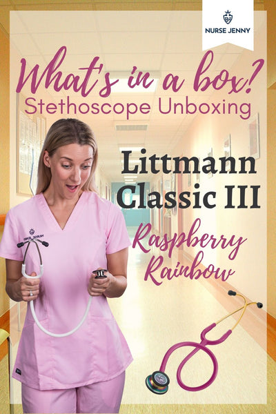 Littmann Classic III Raspberry Rainbow Stethoscope Unboxing
