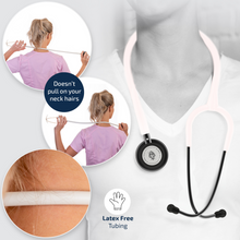 BJÖRN HALL Stethoscope Matte Black White Tubing