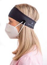 BJÖRN HALL Headband With Buttons for mask - Black
