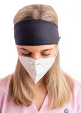 BJÖRN HALL Headband With Buttons for mask - Black