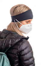 BJÖRN HALL Headband With Buttons for mask - Black