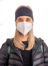 BJÖRN HALL Headband With Buttons for mask - Black