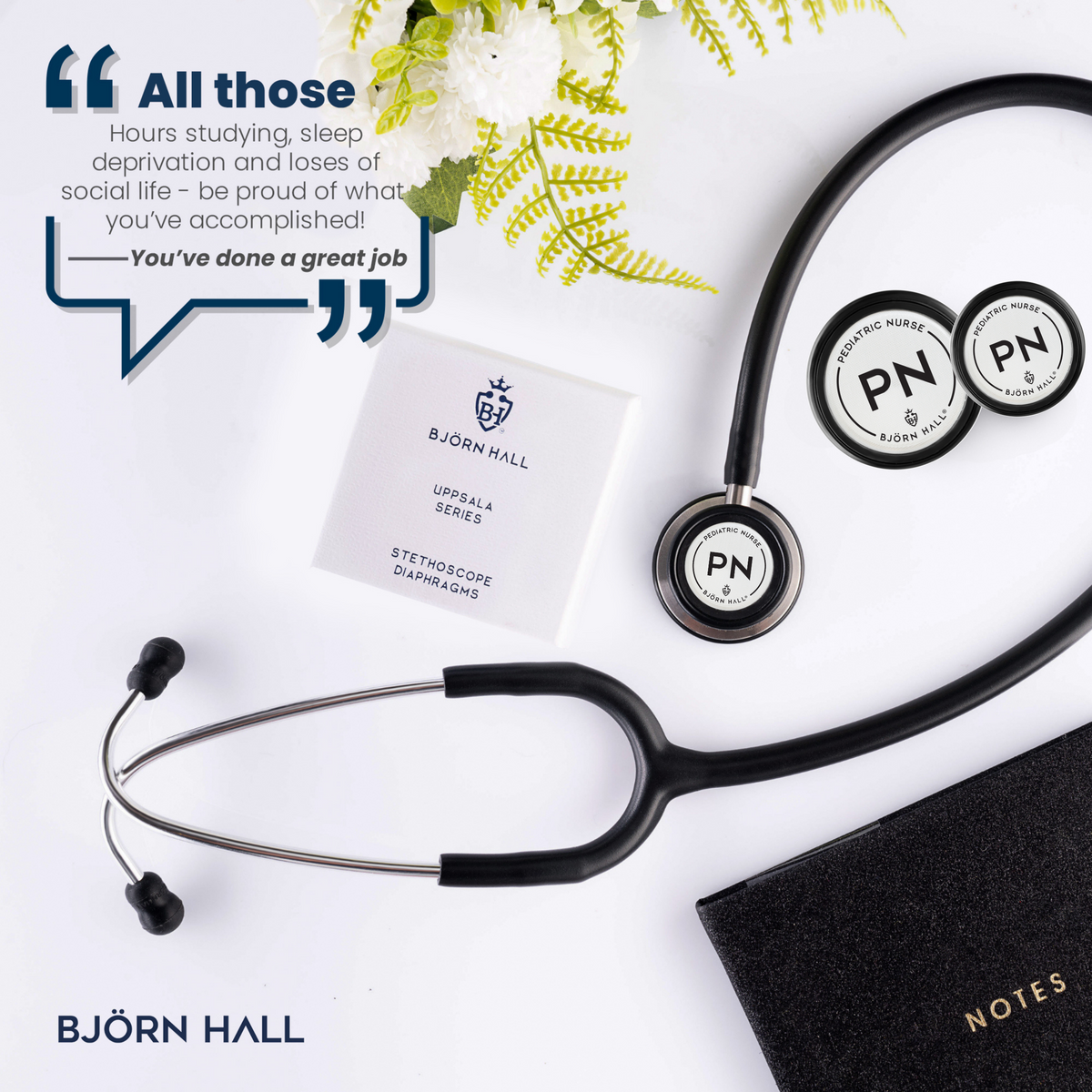 Björn Hall PN Stethoscope Diaphragms Pediatric Nurse