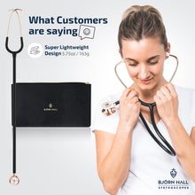 BJÖRN HALL Stethoscope Rose Gold Black