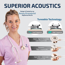 BJÖRN HALL Stethoscope Rose Gold White