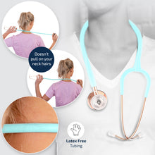 BJÖRN HALL Stethoscope Rose Gold Mint Green