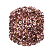 BJÖRN HALL Cardiology Stethoscope Charm Ring | Violet Kiss Crystal - Rose Gold