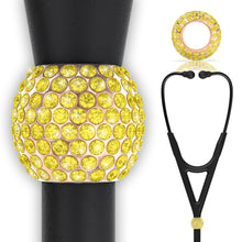 BJÖRN HALL Cardiology Stethoscope Charm Ring | You are My Sunshine Crystal - Rose Gold