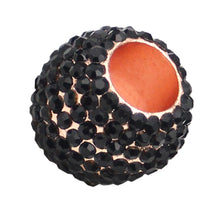 BJÖRN HALL Stethoscope Charm Ring | Ebony Beauty Crystal - Rose Gold
