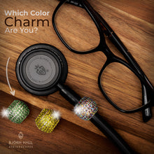 BJÖRN HALL Cardiology Stethoscope Charm Ring | Twilight Dream Crystal - Rose Gold
