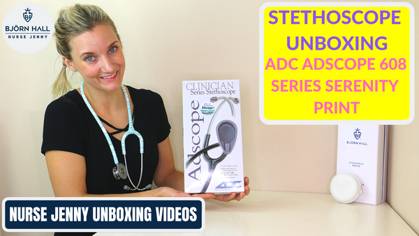 ADC Adscope 608 Series Serenity Print Stethoscope Unboxing