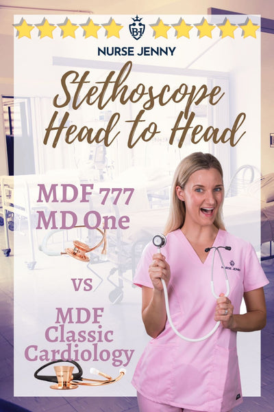 MDF 777 MD One Stethoscope vs MDF Classic Cardiology Stethoscope