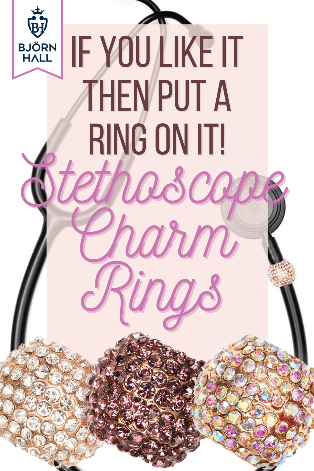 How To Put On Your Stethoscope Charm Rings