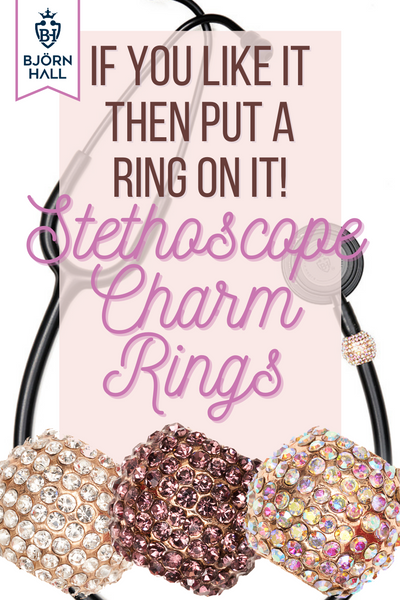 Stethoscope Charm Rings