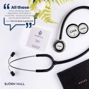 BJÖRN HALL CMA Certified Medical Assistant Stethoscope Diaphragms