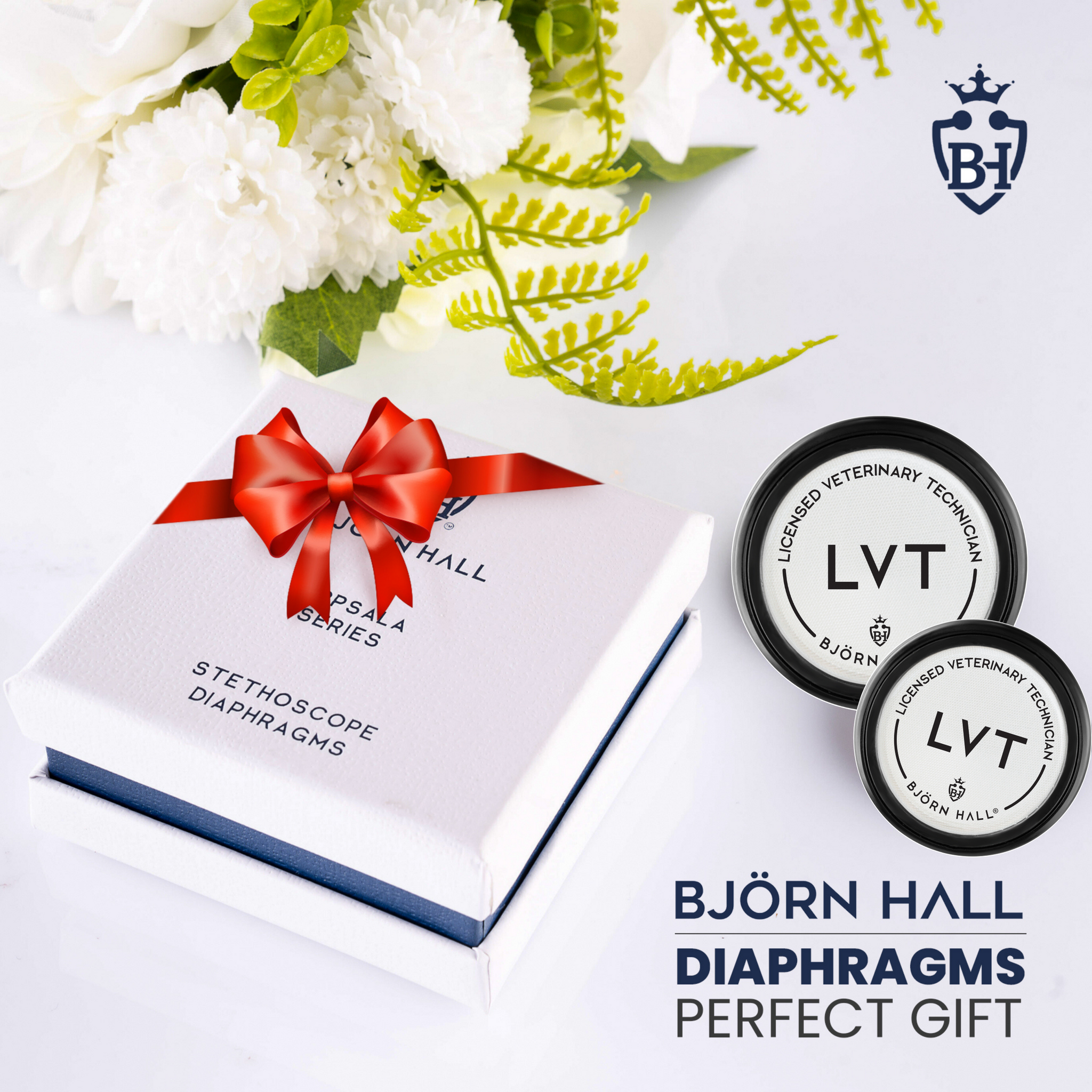 Björn Hall LVT Stethoscope Diaphragms - Licensed Veterinary Technician