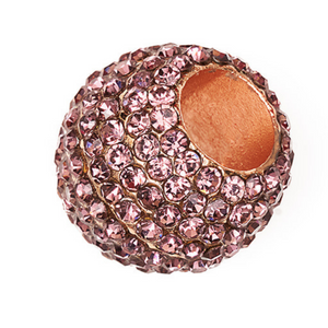 BJÖRN HALL Cardiology Stethoscope Charm Ring | Violet Kiss Crystal - Rose Gold