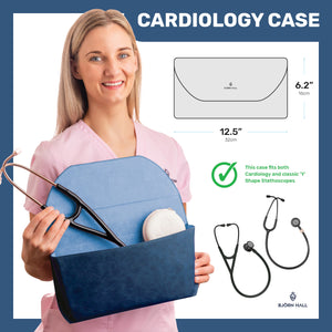 BJÖRN HALL Cardiology Stethoscope Case – Blue Jean