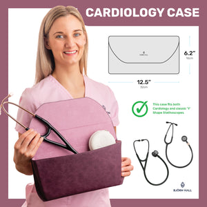 BJÖRN HALL Cardiology Stethoscope Case – Crushed Violet