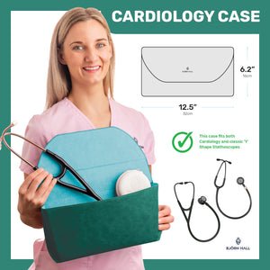 BJÖRN HALL Cardiology Stethoscope Case – Green Emerald