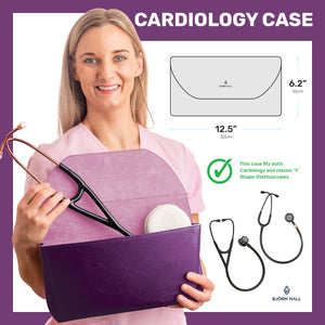 BJÖRN HALL Cardiology Stethoscope Case – Purple Rain